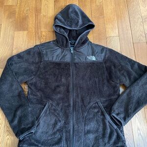 The North Face Brown Fleece Hoodie Sweatshirt